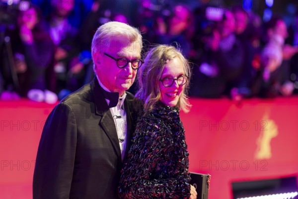 Wim Winders with Mrs. Donata Winders at the opening of the Berlinale at the Theater am Potsdamer Platz in Berlin on 12.02.2026. The 76th Berlin International Film Festival will take place from February 12 to 22, 2026