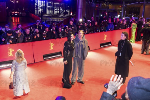 Ruby O. Fee and Matthias Schweighöfer at the opening of the Berlinale at the Theater am Potsdamer Platz in Berlin on 12.02.2026. The 76th Berlin International Film Festival will take place from February 12 to 22, 2026