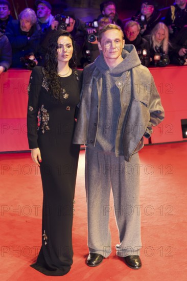 Ruby O. Fee and Matthias Schweighöfer at the opening of the Berlinale at the Theater am Potsdamer Platz in Berlin on 12.02.2026. The 76th Berlin International Film Festival will take place from February 12 to 22, 2026