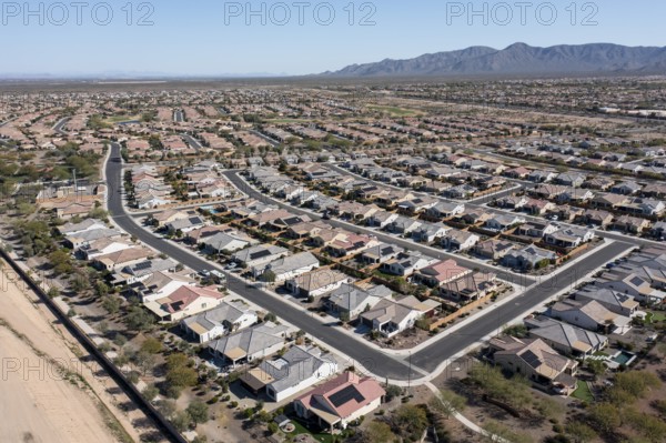 Buckeye, Arizona - Sun City Festival, a retirement community in the Arizona desert built by Del Webb. The suburbs of Phoenix have many such housing developments, but their future is jeopardized because drought in the western U.S. has made the continued supply of water less certain
