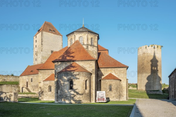 The Romanesque church at Querfurt Castle, Burgkapelle, Querfurt, Saxony-Anhalt, Germany