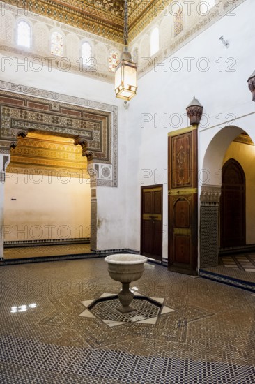 Courtyard, Palais Bahia, Old Town, Marrakech, Morocco