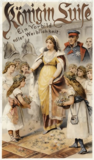 Louise of Mecklenburg-Strelitz, queen consort of Prussia, book title, 19th century