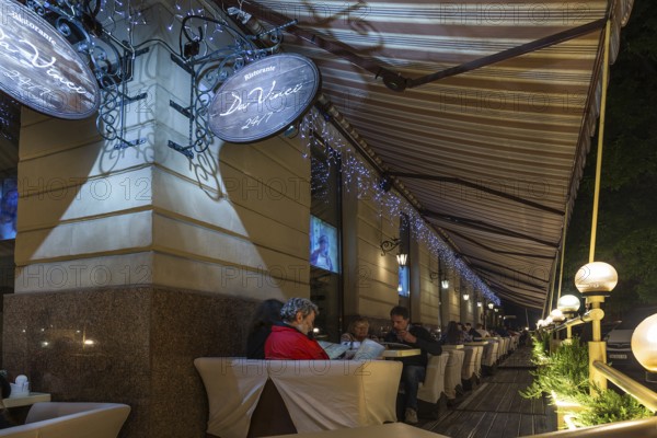 Nocturnal cafe, Lviv, Ukraine