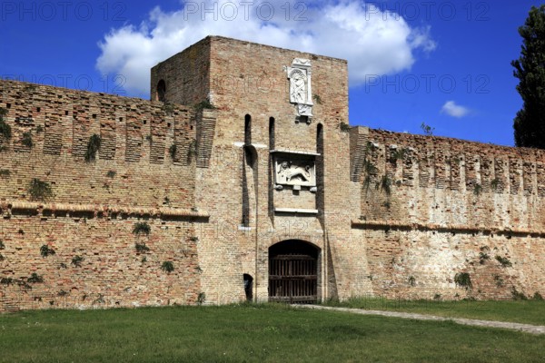 Rocca Brancaleone, a historic fortress in Ravenna, Emilia Romagna, Italy