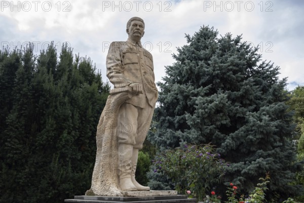 Gori, Georgia. September 9th 2025. Controversial Statue of Joseph Vissarionovich Stalin, Soviet politician and revolutionary who led the Soviet Union from 1924 until 1953 located in Stalin Park at the Stalin Museum, Gori, Georgia