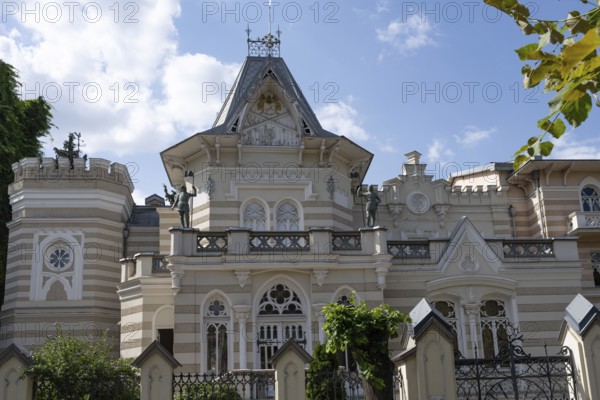 Tbilisi, Georgia. July 11th 2025. The Gothic architecture of The Art Palace of Georgia, Museum of Cultural History, the building is home to museum exhibits that date back to the classical era. Tbilisi, Georgia