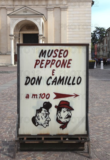 Brescello, Note on the Museum of Don Camillo and Peppone, Emilia-Romagna, Italy
