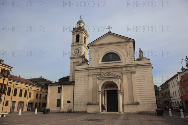 Brescello, the Don Camillo church of Santa Maria Nacente e San Genesio, Emilia-Romagna, Italy