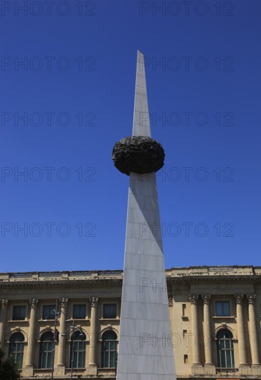 Romania, capital Bucharest, Bucuresti, Revival Monument, Memorialul Renasterii on Revolution Square