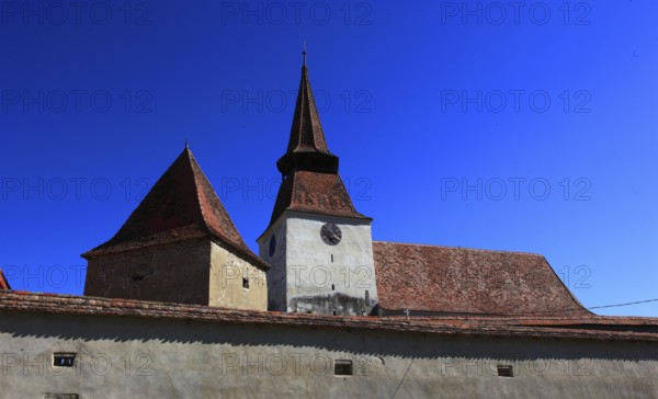 Romania, fortified church in Archita, German Arkeden, a village in Transylvania