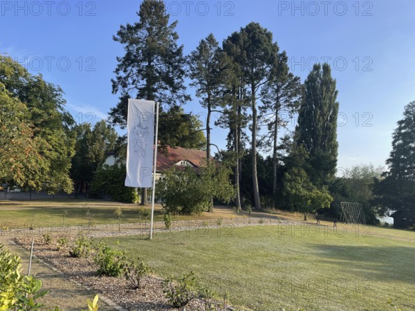 Hans Fallada House, museum dedicated to the writer Hans Fallada in Carwitz in Mecklenburg-Western Pomerania in the Mecklenburg Lake District, Feldberg Lake District, Hans Fallada's home from 1933 - 1944, Mecklenburg-Western Pomerania, Germany