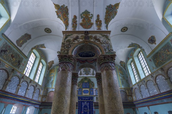 Interior of the secular synagogue in Lancut former Landshut, Poland