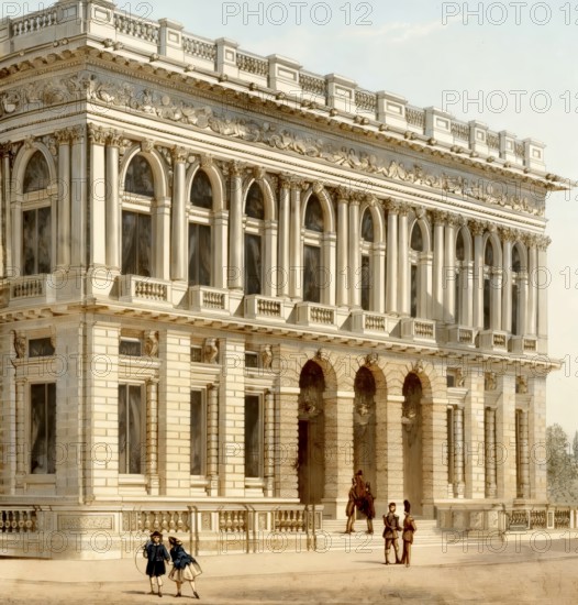 The Army & Navy Club House, 1875, Pall Mall, a street in the City of Westminster, London, England, United Kingdom