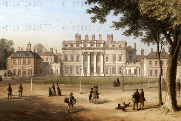 Buckingham House, 1775, City of Westminster, London, England, United Kingdom