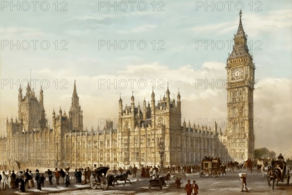 The House of Parliament from Westminster London, England, United Kingdom