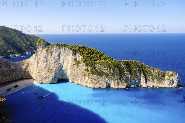 Navagio Beach, also known as Shipwreck Bay, is one of Greece's most iconic and photographed locations. Nestled on the northwestern coast of Zakynthos island