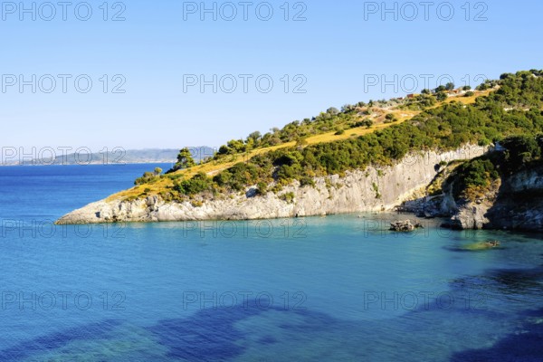 Xigia Beach, often referred to as Sulfur Beach, is a truly unique and therapeutic coastal spot on the northeastern side of Zakynthos island
