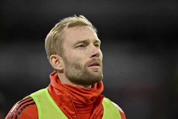 Konrad Laimer FC Bayern Munich FCB (27) portrait Substitute Football Bundesliga, DFB Cup, Allianz Arena, Munich, Bavaria, Germany