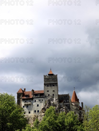Bran Castle, also known as Törzburg, in Transylvania, Romania. It is famous as Dracula's Castle and one of the country's main attractions