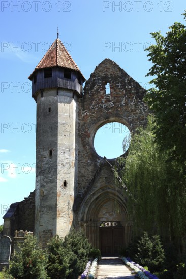 Former Cistercian monastery Carta, Kerz, founded in the 12th century by Cistercian monks and is one of the oldest religious monuments in the region, Sibiu County, Transylvania, Romania