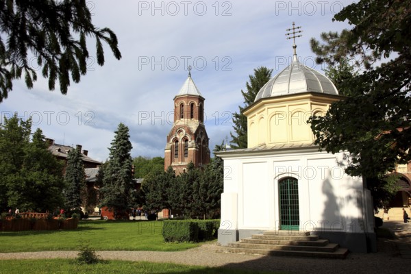 Curtea de Arges monastery and cathedral, one of the most famous pilgrimage sites in the country, Wallachia, Romania
