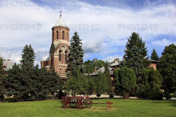 Chapel, Paraclisul, the Curtea de Arges Episcopal Palace, one of the most famous pilgrimage sites in the country, Wallachia, Romania