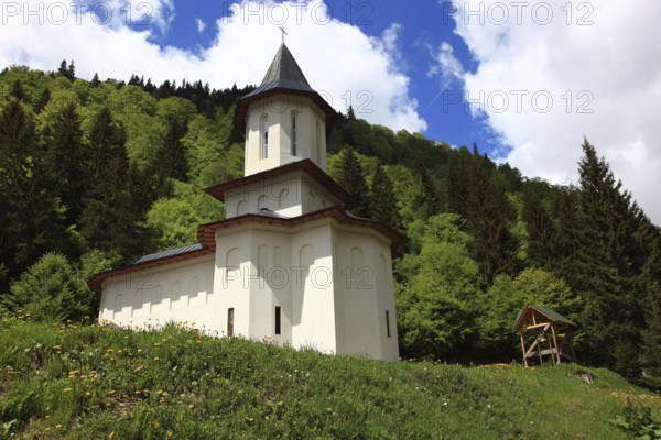 Sfantul Ilie Paltinul Monastery, Holy Prophet Elias Paltinul Monastery, Manastirea Sfântul Prooroc Ilie, a Romanian Orthodox monastery near Piscul Negru right on the famous Transfagarasan high road in Romania