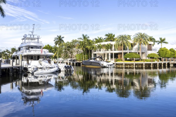 Fort Lauderdale Florida yachts and villas luxury wealth on Las Olas Blvd in Fort Lauderdale, USA