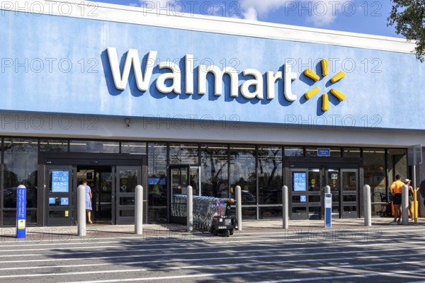 Walmart American supermarket discount store branch in Tampa, United States