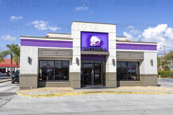 Taco Bell Mexican Fast Food Restaurant branch in Tampa, United States