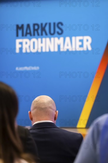 Campaign rally for the state elections of the AfD party. Markus Frohnmaier is the top candidate without a place on the list. Frohnmaier only switches to state politics if he becomes prime minister. Otherwise, he remains a member of the Bundestag. Bad Cannstatt, Stuttgart, Baden-Württemberg, Germany