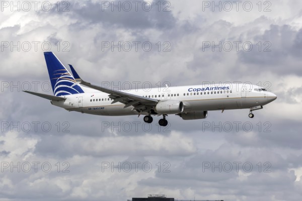 A Copa Airlines Boeing 737-800 aircraft with the license plate HP-1845CMP at Miami airport, USA