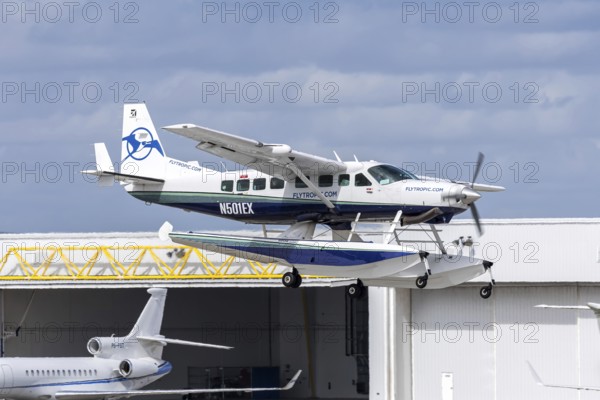 A Tropic Ocean Airways Cessna 208B Grand Caravan EX aircraft with license plate N501EX at Fort Lauderdale airport, USA