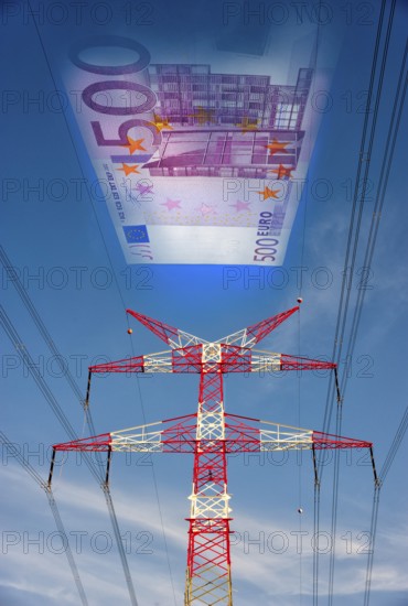 Symbolic image, infrastructure and networks, network charge system, 5G expansion, data network, profit, loss, expansion, costs, Internet connections, data processing, mobile communications, slowness, speed, industry, power network, accident, security, optical fiber, copper networks, sabotage, defense, structural security, redundancy, Russia, secret service