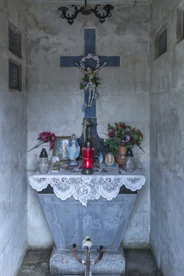 Devotional chapel at Lützenhofer cemetery Lychakivskiy cemetery, Lviv, Galicia, Ukraine