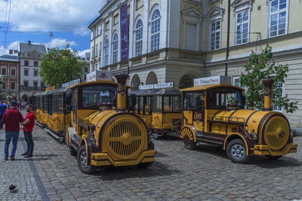 Railways for sightseeing tours for tourists, Lviv, Ukraine