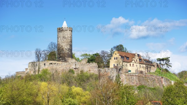 Schönburg Castle im Saaletal, Naumburg, Burgenlandkreis, Saxony-Anhalt, Germany