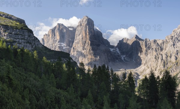 Crozzon di Brenta and Cima Tosa peaks, Brenta Mountains, Brenta-Adamello Natural Park, Trentino, Italy