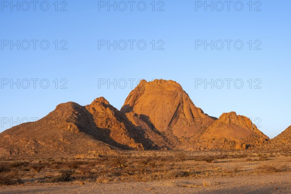 Spitzkoppe in bright blue sky, Spitzkoppe, Namibia
