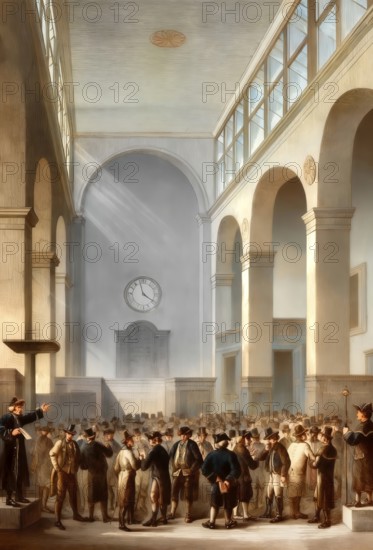 London Stock Exchange in 1810, England, United Kingdom