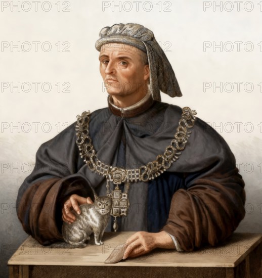 Richard Whittington, c. 1354-1423, a medieval merchant and a politician Richard Whittington, c. 1354-1423, a medieval merchant and a politician, Lord Mayor of London