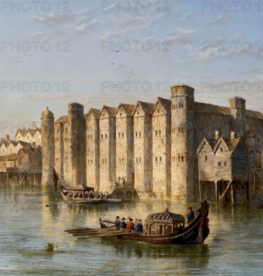 Baynard's Castle, a medieval palace, 17th century, destroyed in the Great Fire of London in 1666