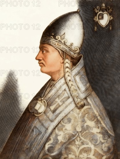 Pope Alexander III, Alessandro III, c. 1100/1105 – 1181), born Rolando Bandinelli, head of the Catholic Church and ruler of the Papal States from 7 September 1159 until his death in 1181