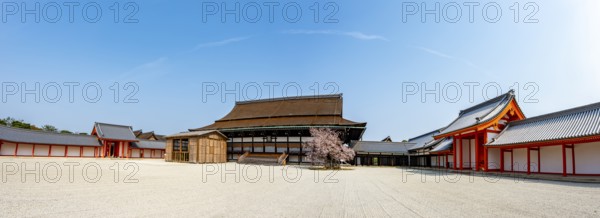 Dantei Southern Garden and Shishinden State Ceremonies Hall, Kyoto Imperial Palace, Kyoto, Japan
