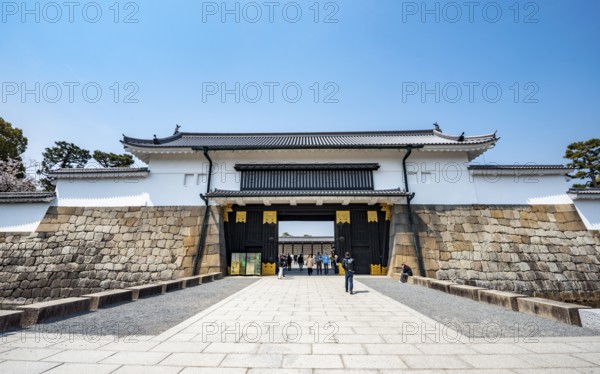 Higashi Ote-mon Gate, East Gate, Former Imperial Villa, Nijo Castle, Kyoto, Japan