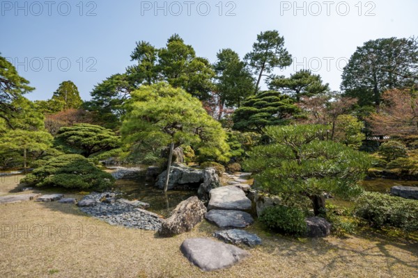Gonaitei Garden, Japanese Garden, Kyoto Imperial Palace, Kyoto, Japan