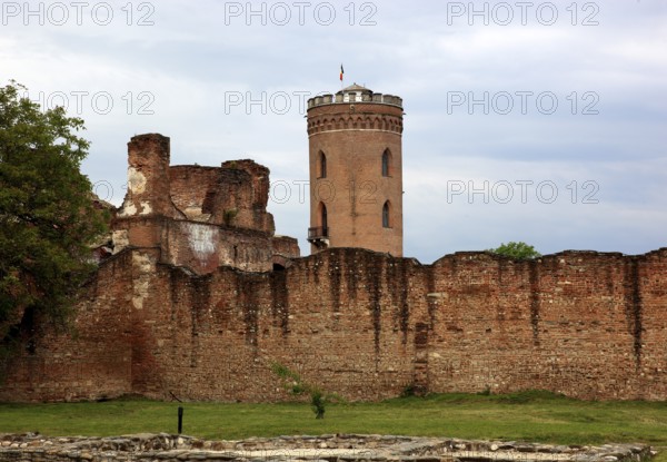 Part of the princely court, in Targoviste, once the residence of Wallachian princes, including Vlad III Dracula, better known as Vlad the Impaler, Wallachia region, Romania