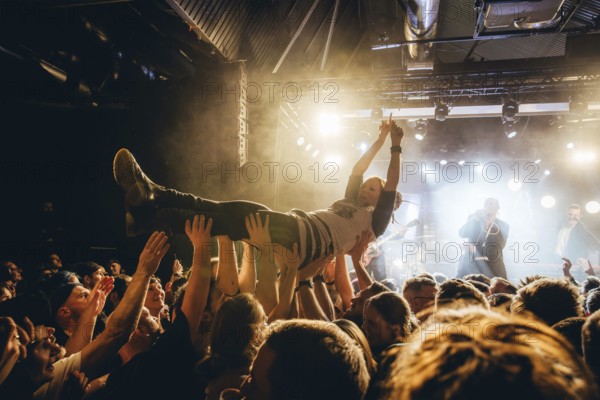 Crowdsurfers on Billions live on 10 years of cocaine and raspberry ice cream tour 2026 in Berlin Ballroom Kreuzberg on 05.02.2026