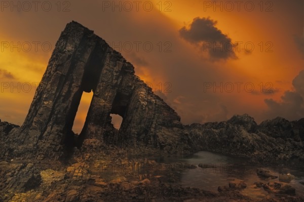 Playa de la Vallina, Costa Verde Asturias, Spain